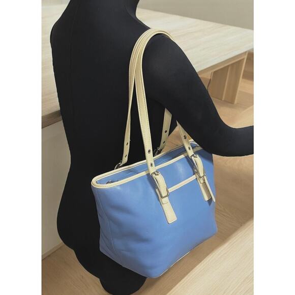 Vintage Coach 9847 Legacy West Leather Market Tote Bag & 6780 Skinny Wristlet - Picture 11 of 16